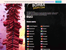 Tablet Screenshot of bombashop.com